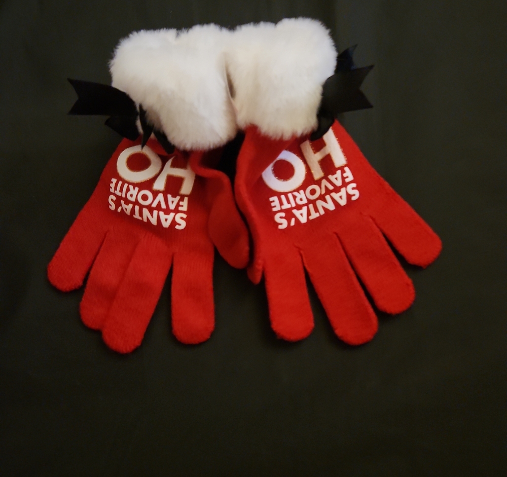 Icing Red Santa's Favorite Gloves